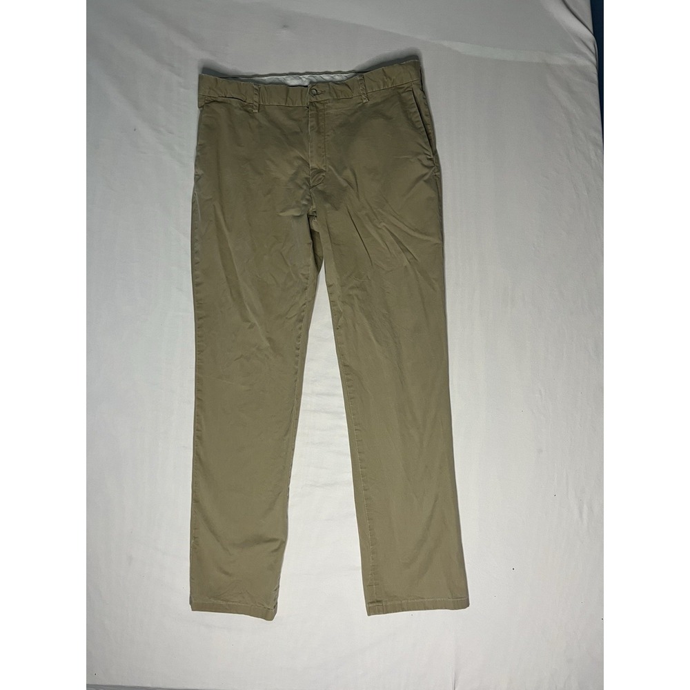 Polo Ralph Lauren Stretch Classic Fit Chino Pants Men's 36x34 Beige Flat Front